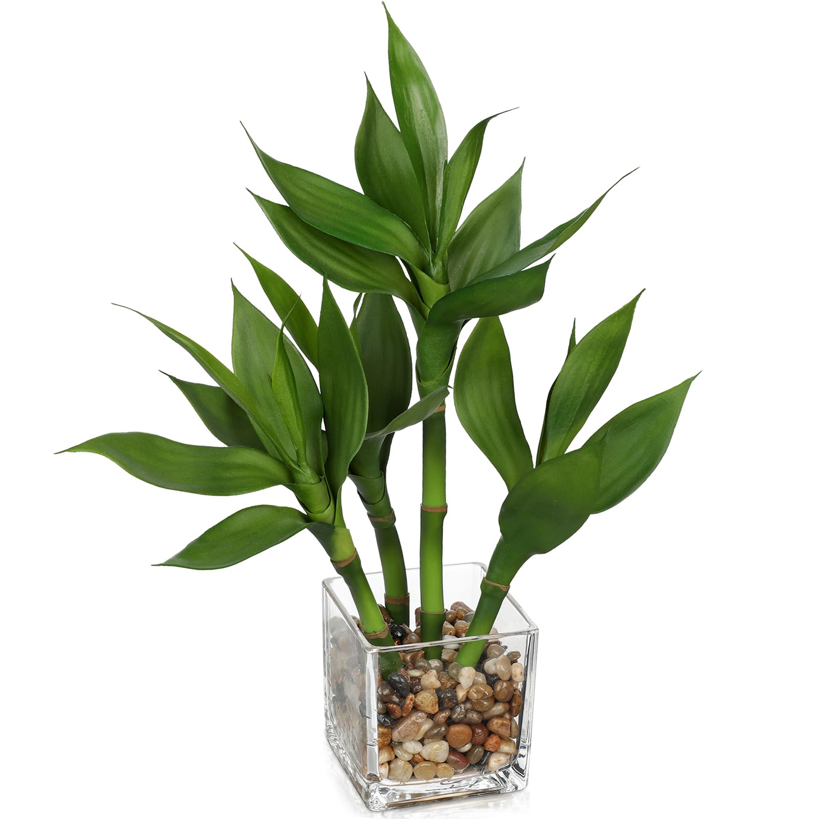 光触媒　人工観葉植物　フェイクグリーミニバンブースタンド1.35 光触媒 光の楽園 ミニバンブースタンド1.35【インテリア