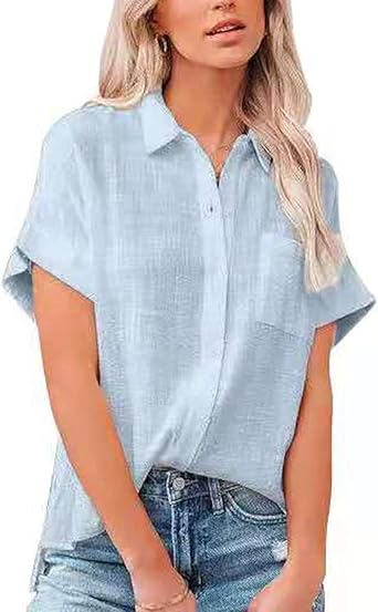 Soft button up shirt womens Outlet