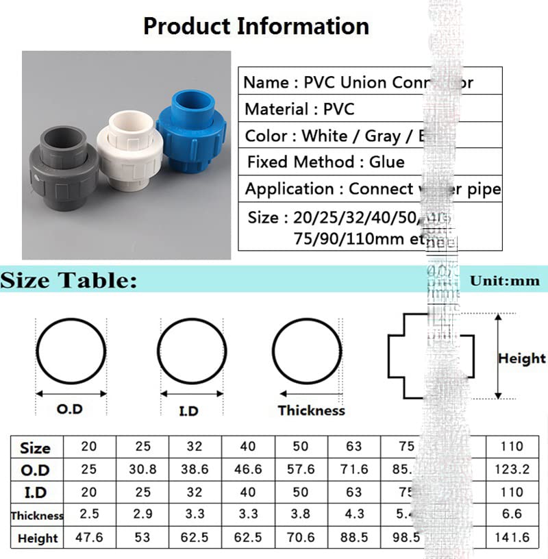 APOOONS Kit Di Collegaento Per Serbatoio Acqua Piovana, 2 Passanti - Foto 11