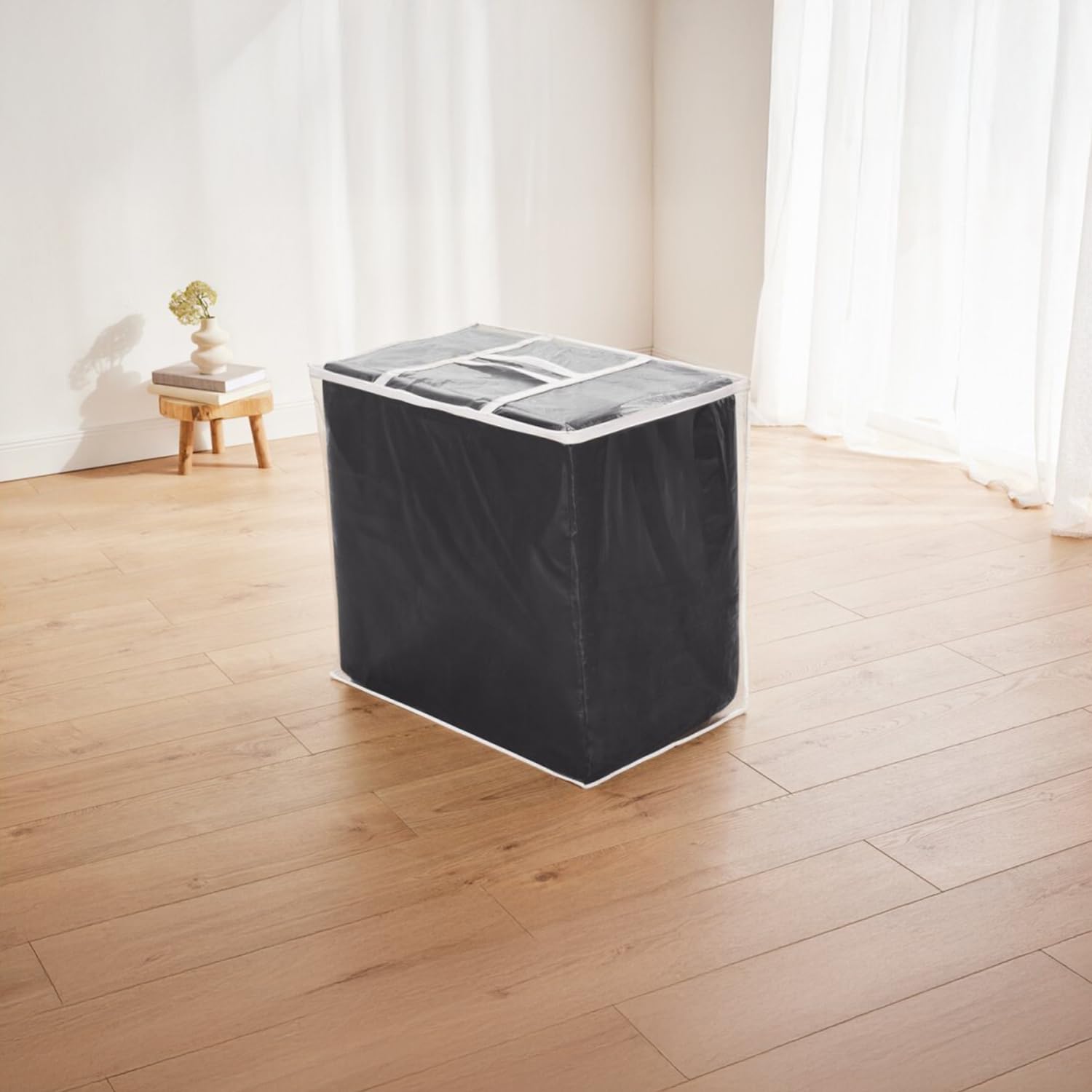 CloudComfort Materasso Matrimoniale Pieghevole Ospiti 140x195 cm 6 Pezzi Nero Letto Matrimoniale e Singolo Con Borsa Per Il Trasporto, Nucleo In Schiuma Extra Spessa Altezza 14 Cm Singolo