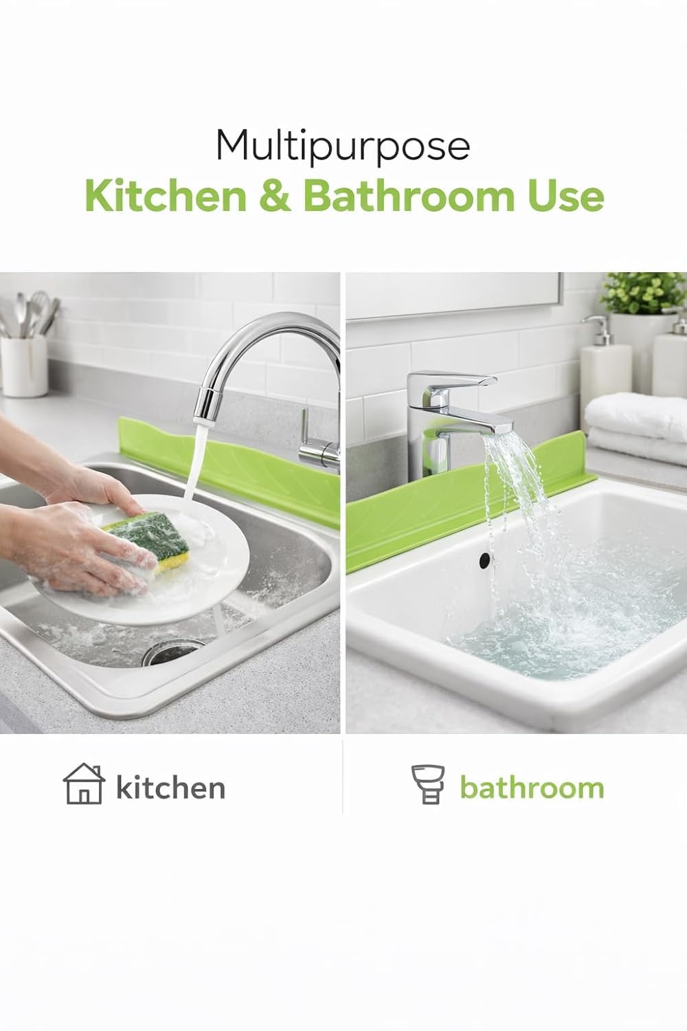Silicone Sink Splash Guard - Stop Water Splashes! -3