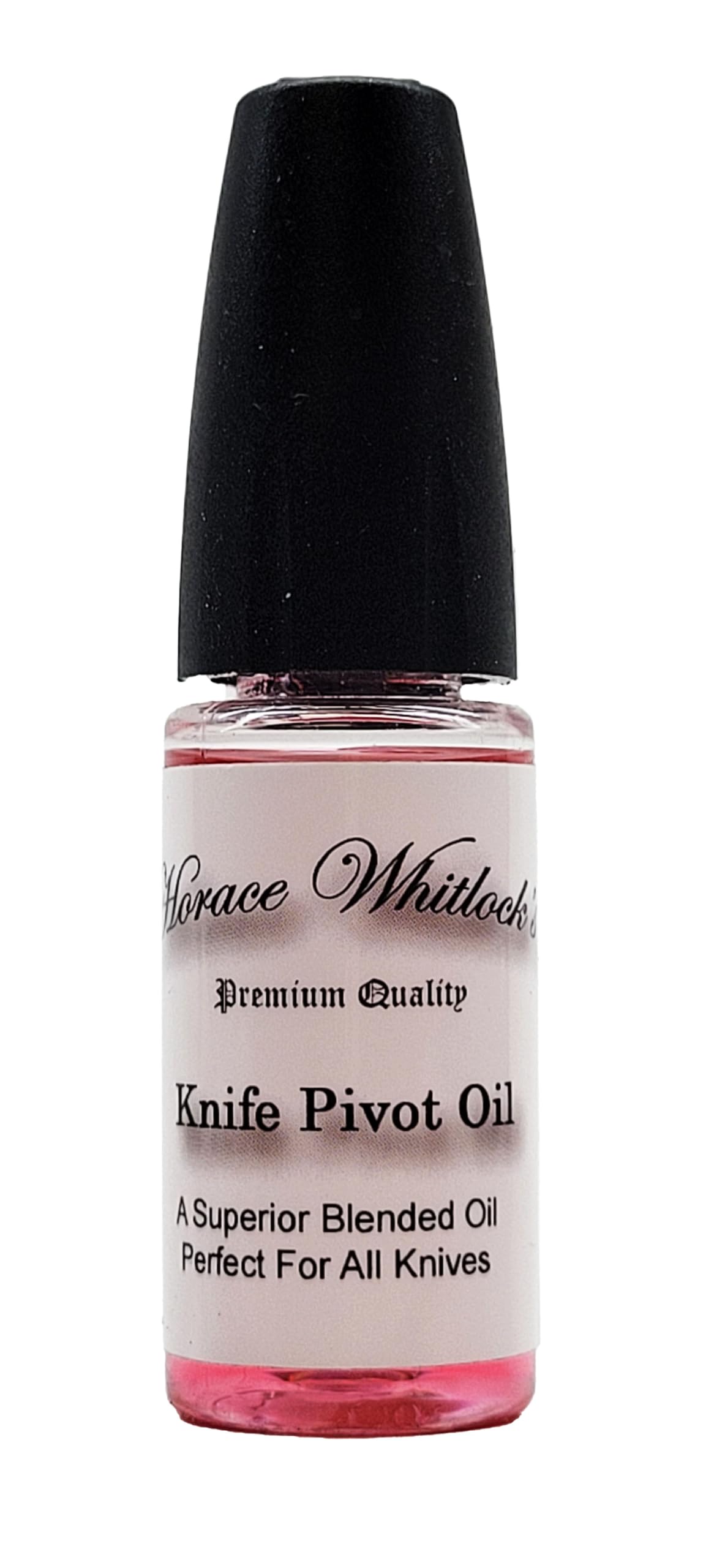 Horace Whitlock's Premium Knife Pivot Lubricating Oil – Synthetic Blade Lubricant for Folding Knives, Kitchen Knives, and Outdoor Tools – Precision