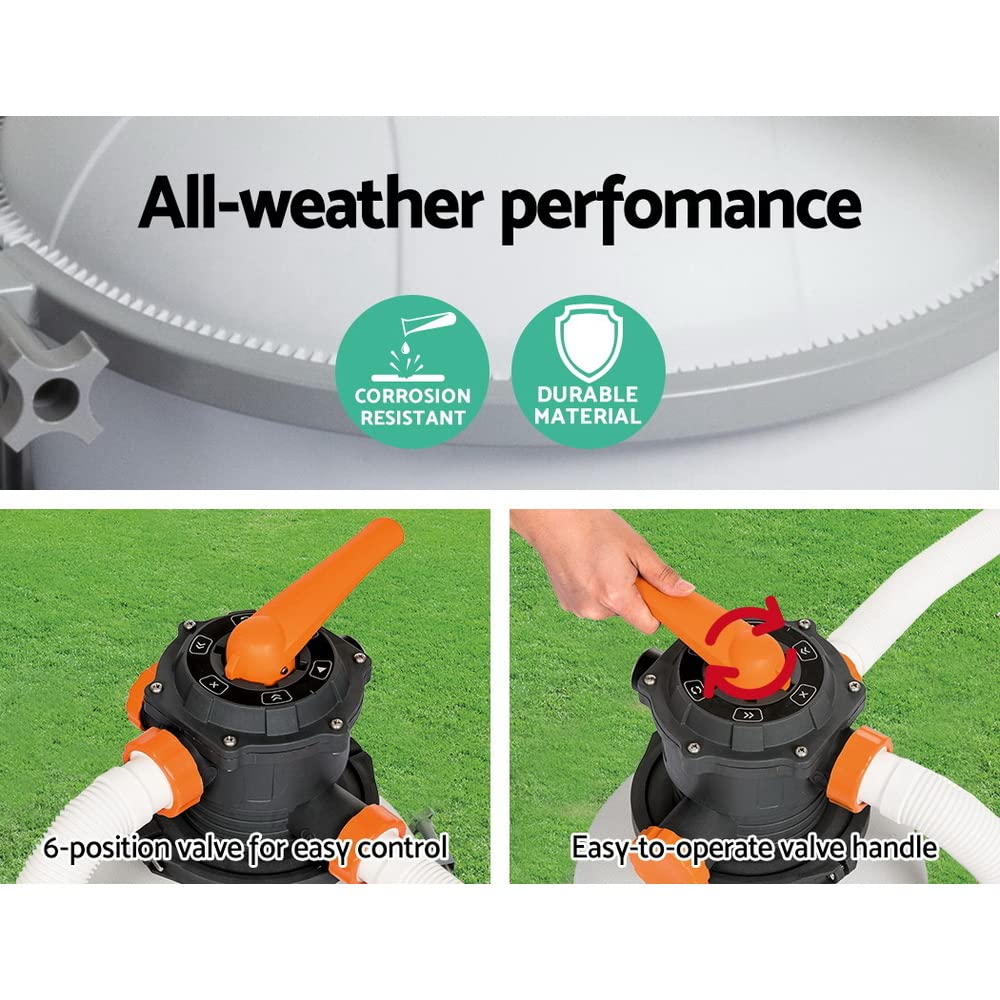 Bestway 58499 - Depuradora de Arena 8.327 l/h Conexión 38 mm