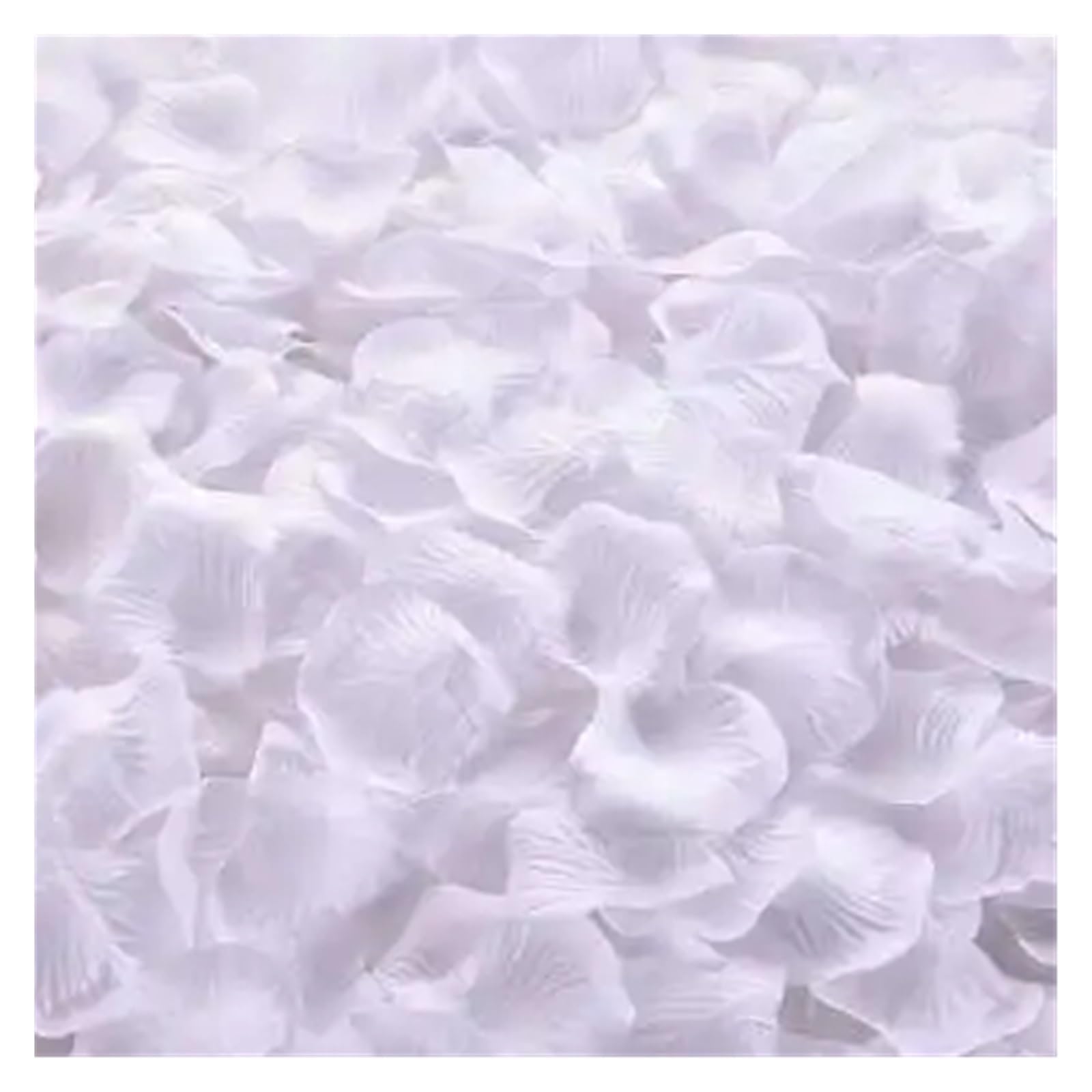 L6NqIAG 1000/3000pcs Rose Flower Petal Wedding Silk White Petals Party Decor Red Artificial Flowers Supplies rose petals for bedroom(White,3000pcs)