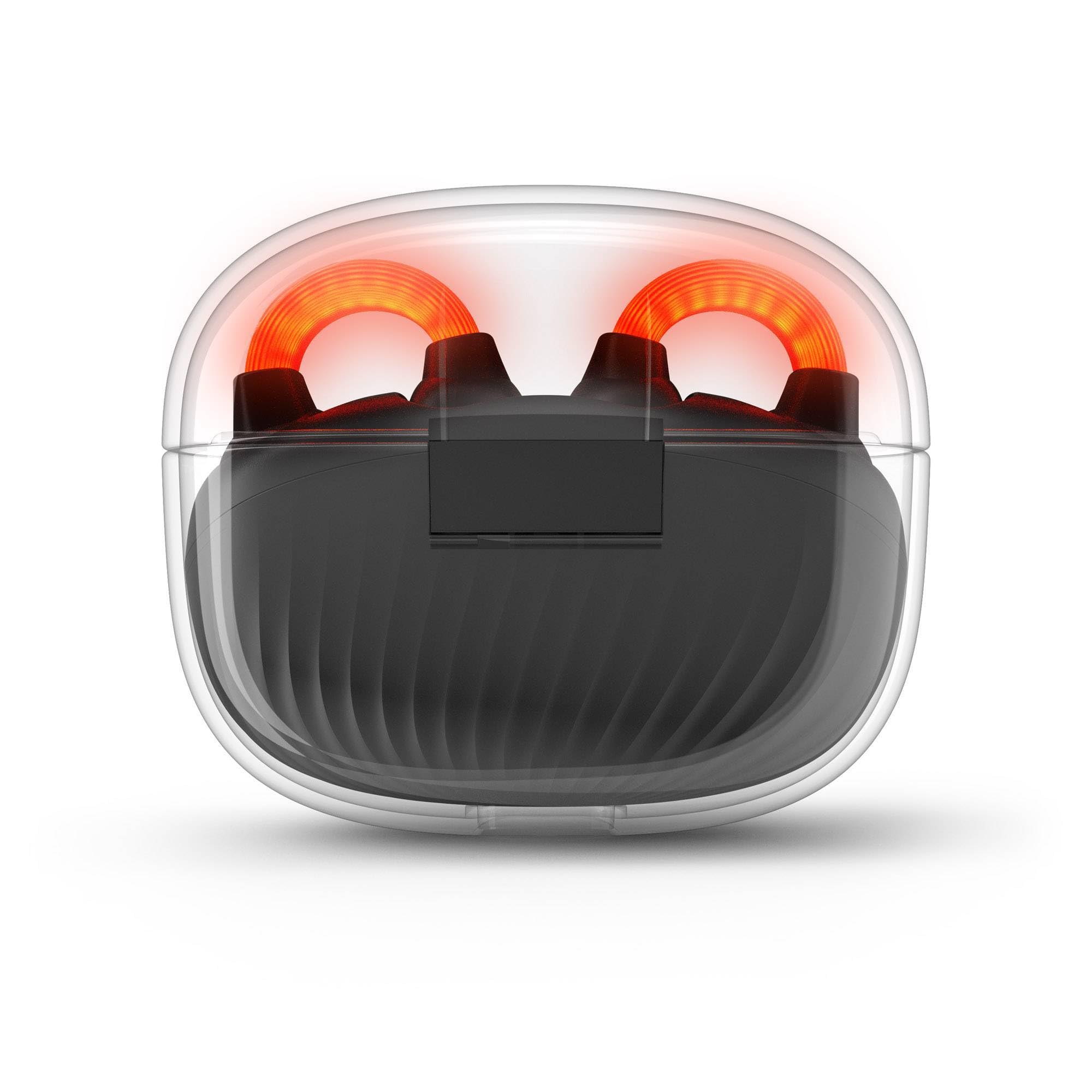Energy Sistem Lightpods Dark - Cuffie Open Sound tipo pendente, con batteria di 25 ore, design curved-Fit, microfono ENC, protezione IPX4, suono direzionale, Bluetooth wireless