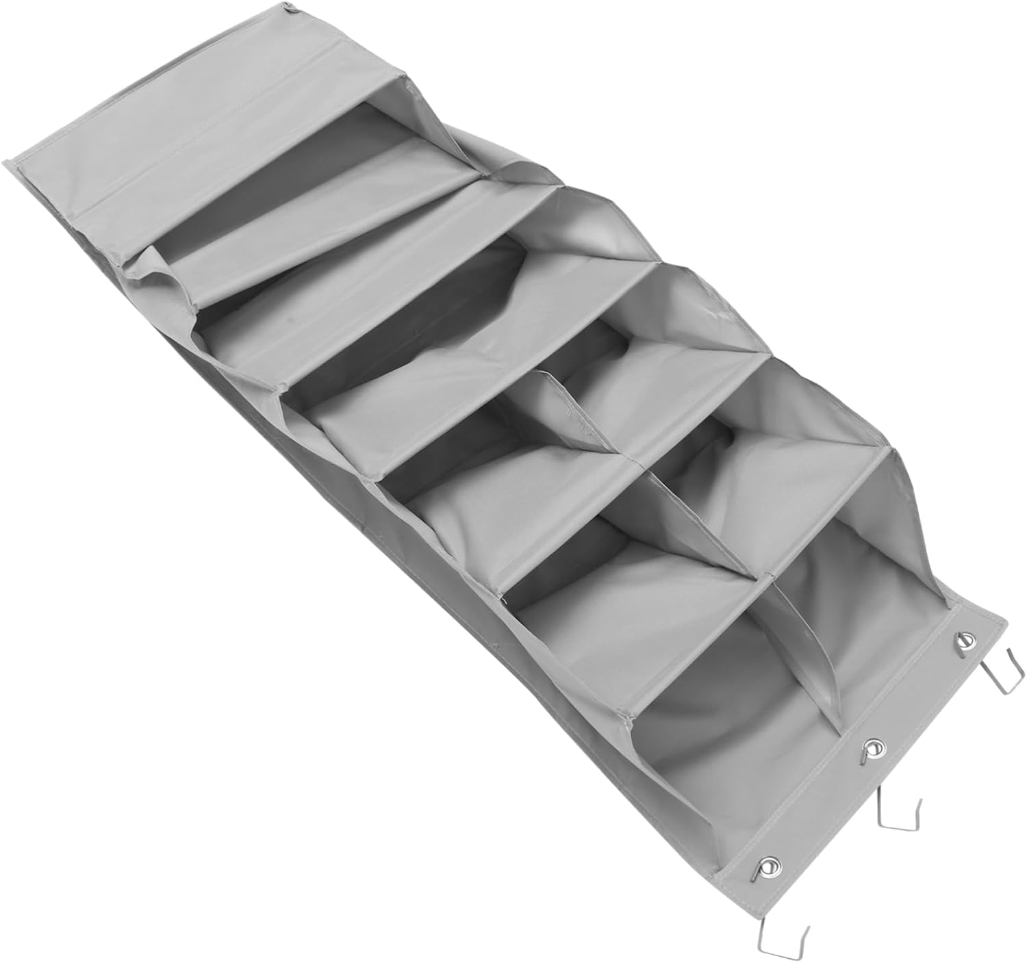 Wall Hanging Storage Bag over The Door Organizer Wire Hangers Shoe Rack Non-woven Grey