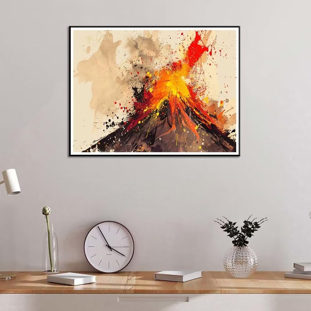 Vooiceofco Peinture Par Numéro – Paysage Méditerranéen – Toile 40x50 Cm – Kit Complet Acrylique – Idéal Débutant