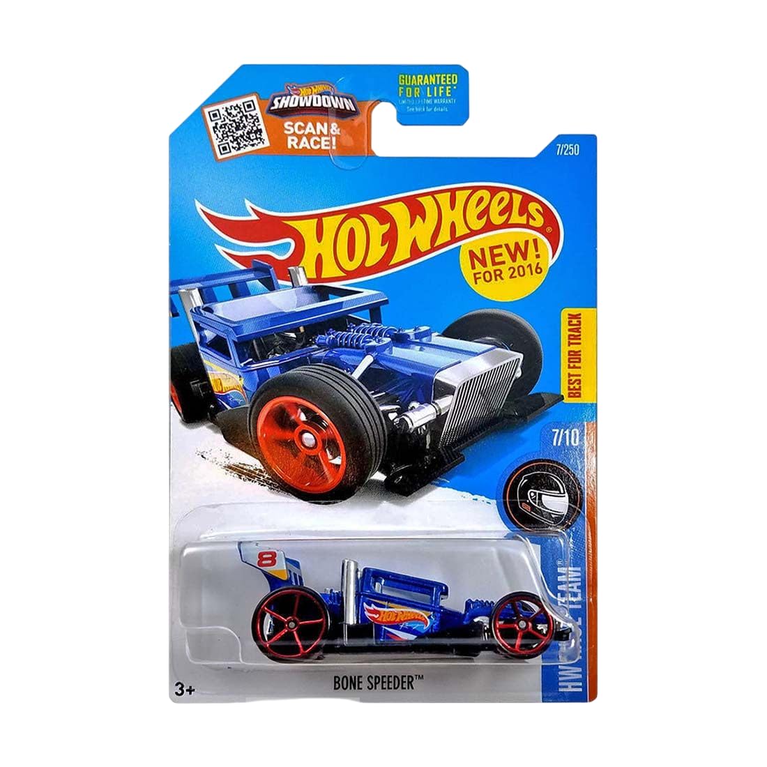 Hot Wheels Bone Speeder voiture miniature bleue jouet enfant dès 36 mois