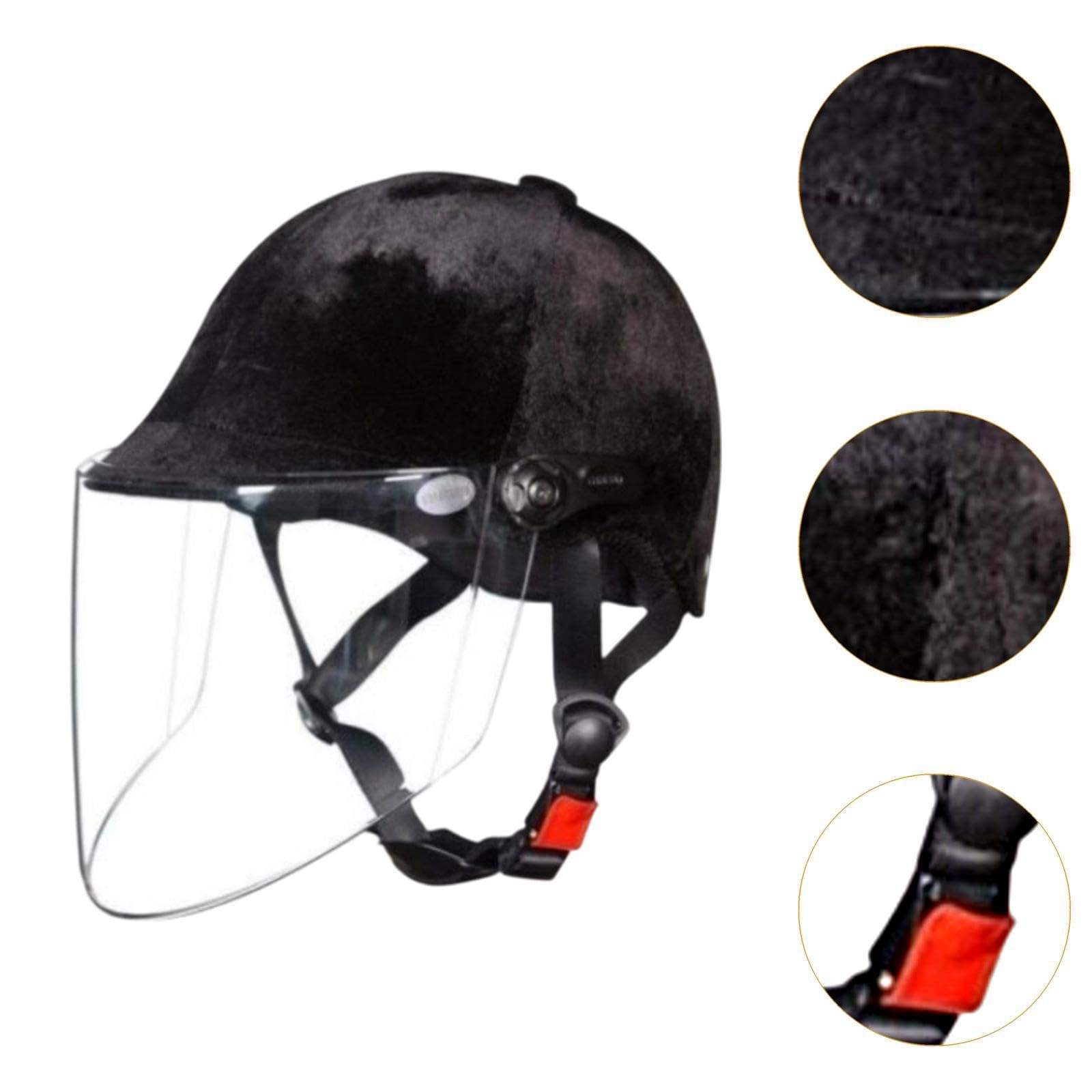 Equestrian Helmet Casco Da Equitazione Cappello per Equitazione con di Regolazione Imbottitura Morbida E Cinturino di Adatto per Bam