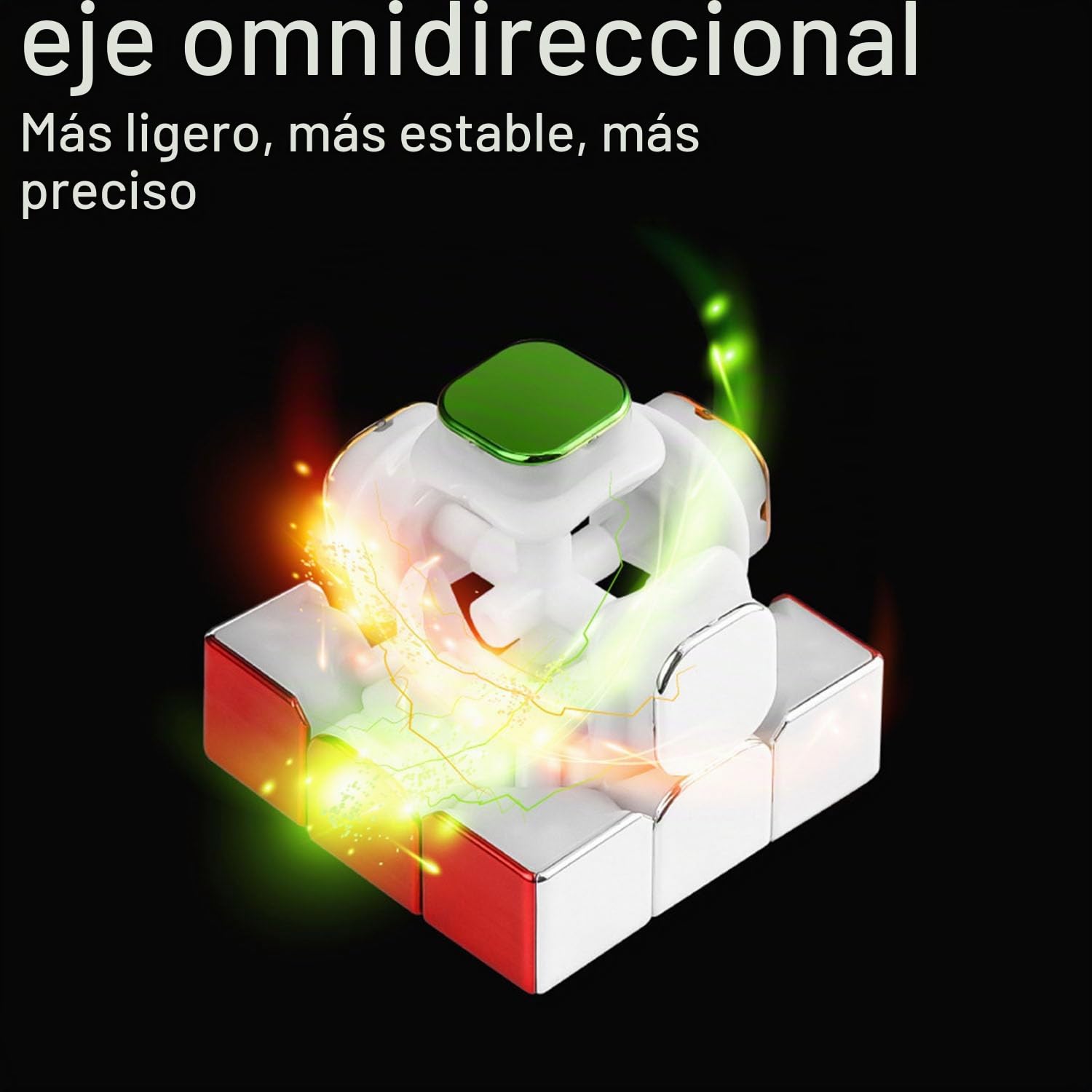 Cubo de Velocidad, Cyclone Boys 3x3 Speed Cube Espejo Reflectante Original Sin Etiqueta Vívido Cubo Brillante 3D Rompecabezas Regalos