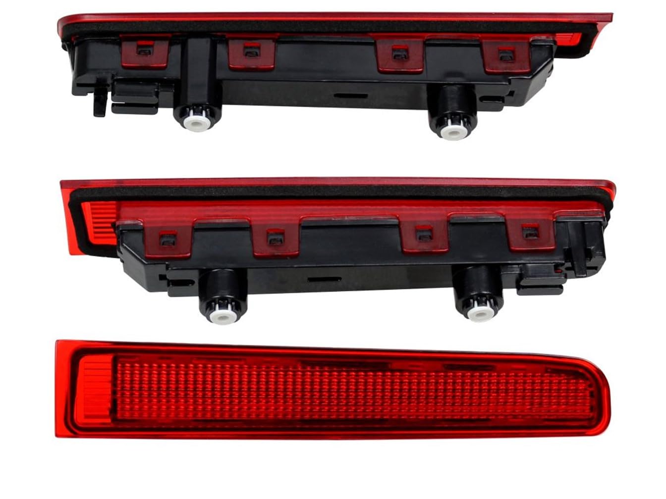 HZ-DESIGN Bremslicht 3. Bremsleuchte für Flügeltüren in Rot Links + Rechts Oben passend für VW T5