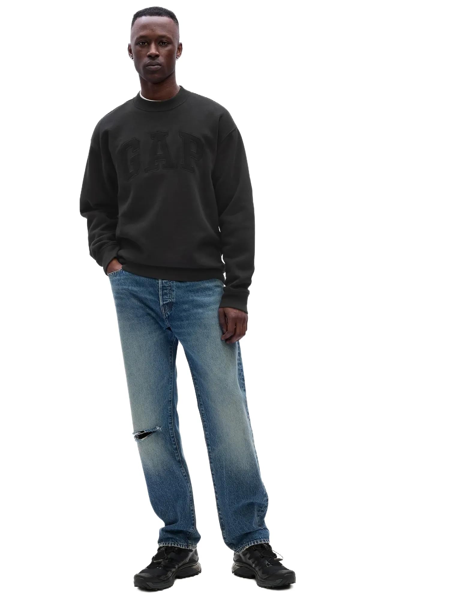 Gap Men's Moonless Night Logo Sweatshirt, L