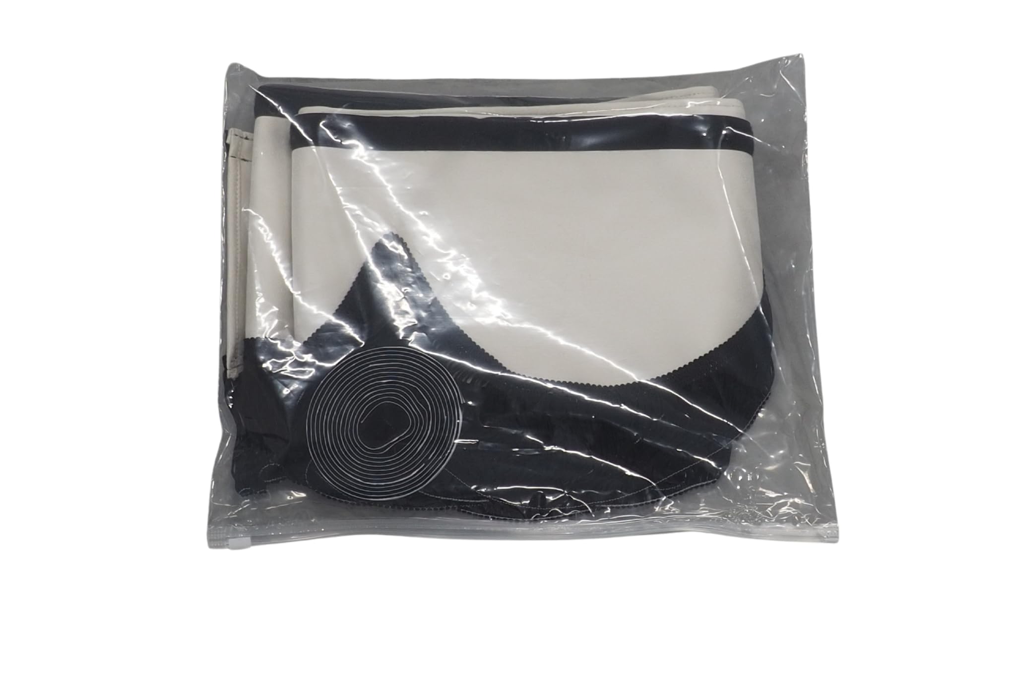 KramTruck - Rideau de camion avec glands - Pare-soleil pour camion - Protection solaire pour toutes les marques de camions (beige clair, glands noirs)