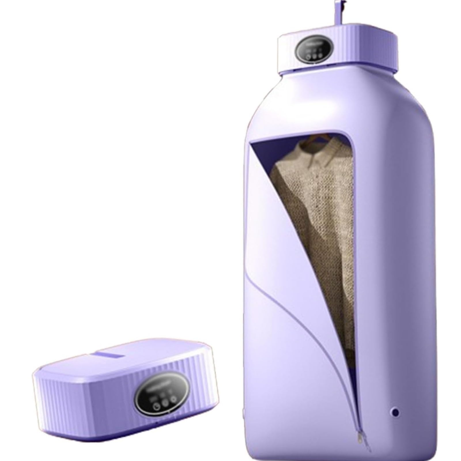 Hanging Garment Steamer Garment Hanger for Steaming Clothes Automatic Ironing Machine Collapsible Automatic clothes dryers(Purple)