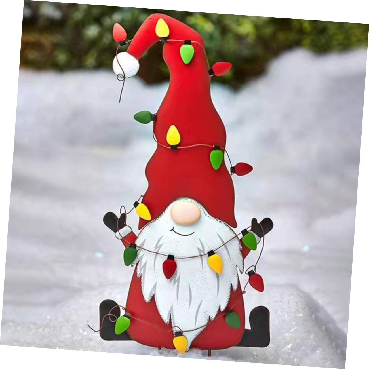 SUPVOX Lot de 2 décorations extérieures pour Le Jardin, Noël, piquets de Jardin, Insertion de Sol, décoration de Noël, de Père, Insert de, décoration de, Plaque