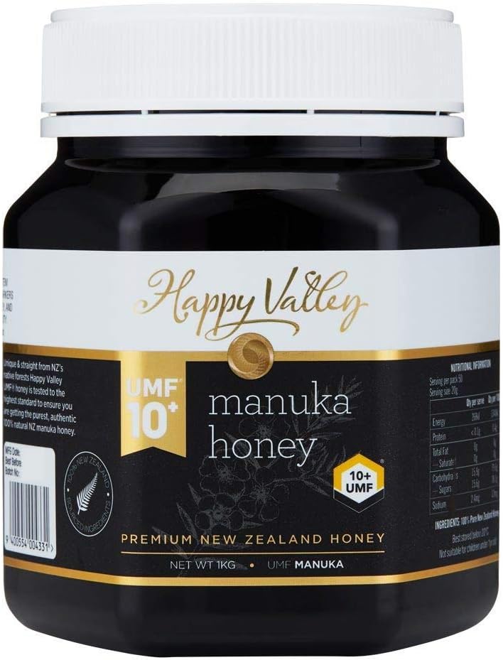 Happy Valley UMF 10+ Manuka Honey (MGO 263+), 1kg (35oz)
