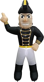 Logo Brands NCAA 7 FT Inflatable Mascot -Powerful 12V Blower & Fast Setup – LED Yard Decoration for Game Day, Tailgates, Holidays – NCAA Team Outdoor Décor