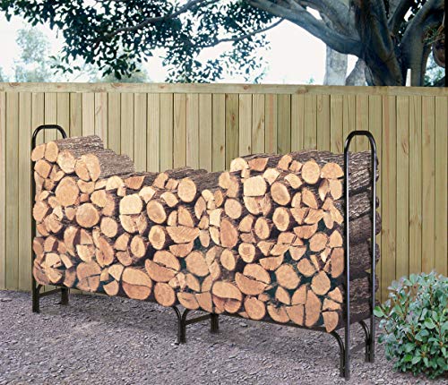 Landmann USA Landmann 82433 8-Foot Firewood Log Rack Only, 8-Feet, Black - Thumbnail 5