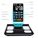 KUAIVO Smart Scale for Body Weight and Fat Percentage, 8 Electrode Digital Body Weight Scale with BMI, Body Fat, Muscle Mass, 28 Body Composition Analyzer, Rechargeable Body Fat Scale with VA Display gallery image