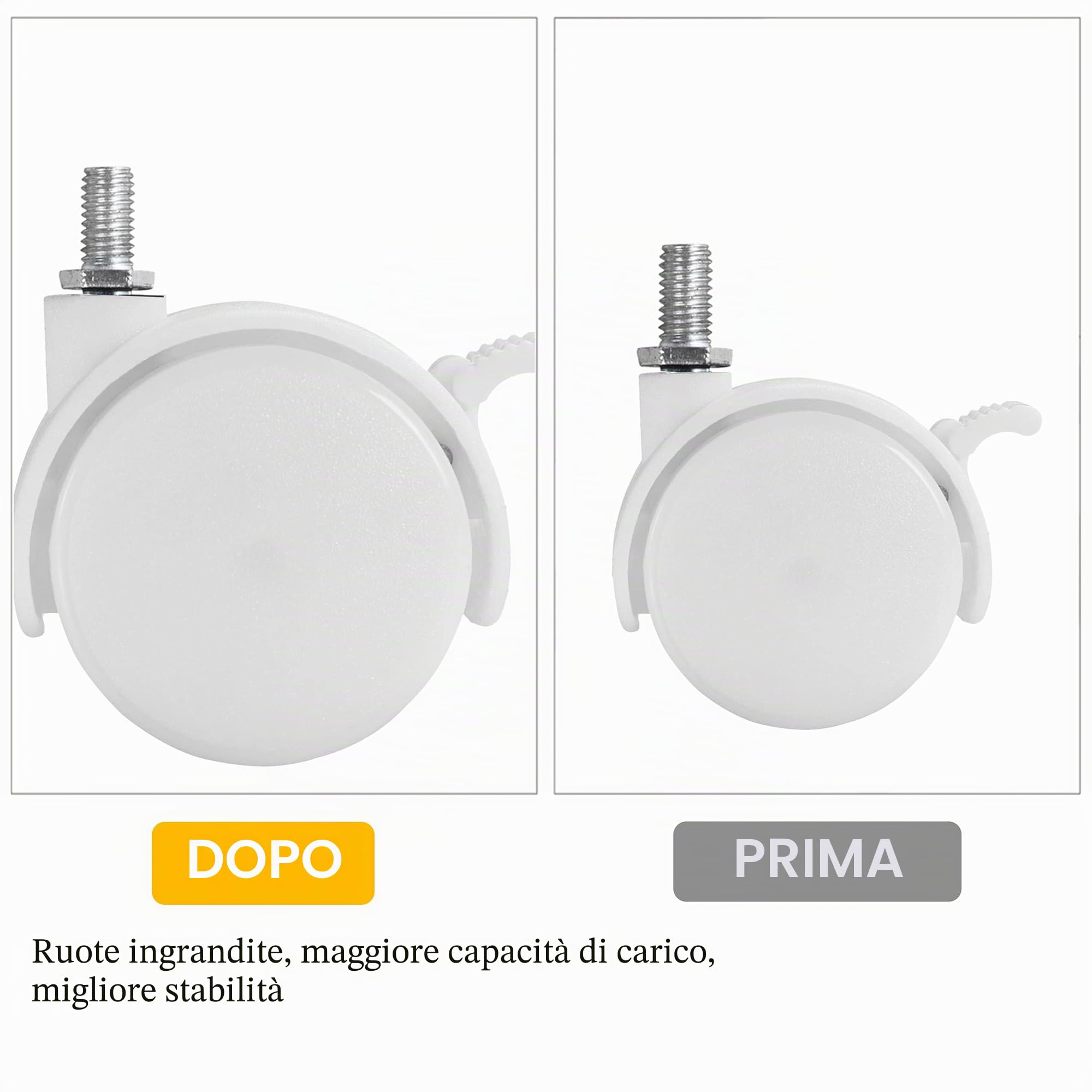 Yaheetech Scrivania per Computer Scrivania con Tastiera Scorrevole ad Angolo Tavolo con Ruote Tavolo da Lavoro Mobile Porta pc da Ufficio56 x 51 x 79 cm