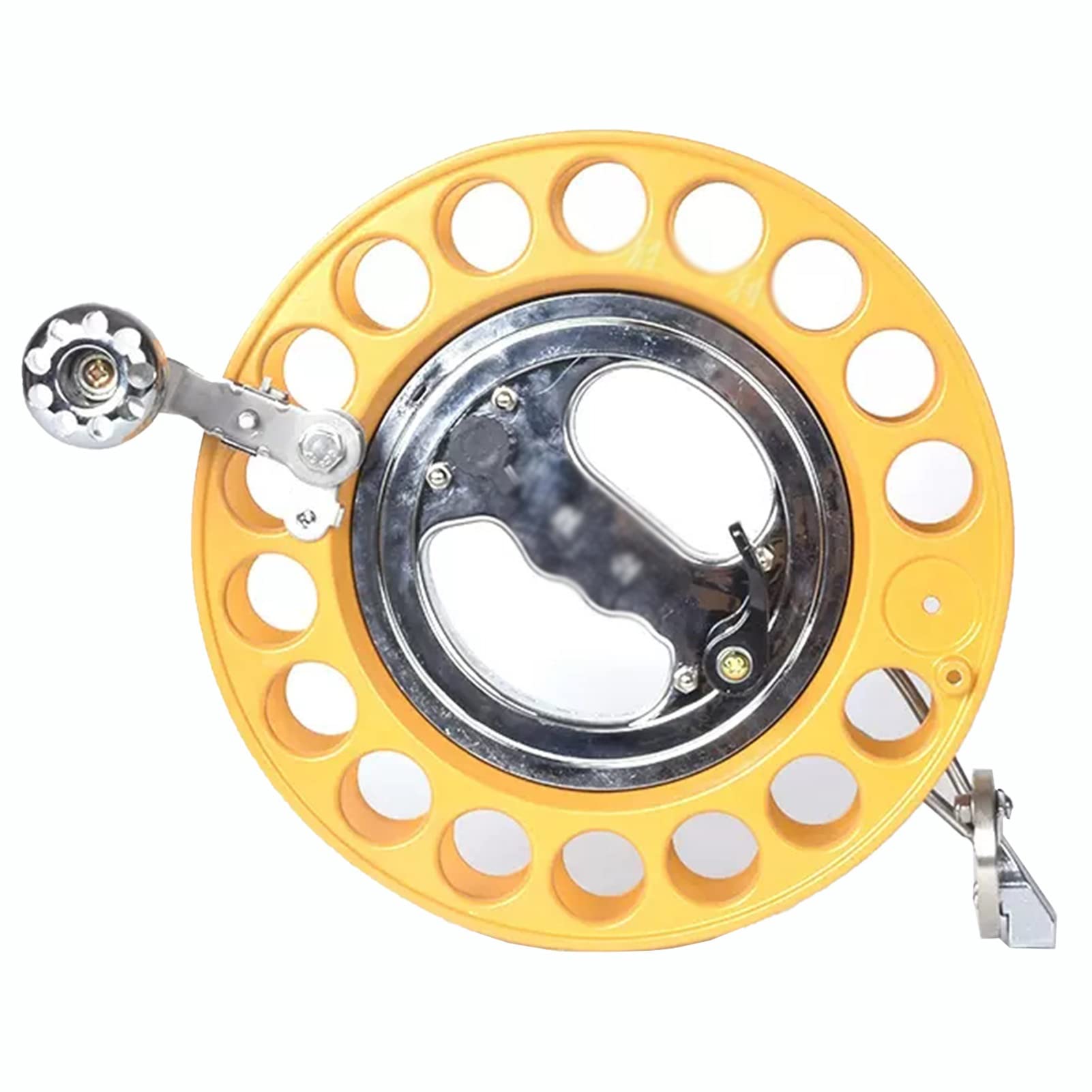 Carrete de cometa, carrete de cometa, mango de rueda de agarre de carrete, guía de cuerda universal, diseño antirretroceso, diseño de bloqueo de seguridad, aplicable a niños y adultos