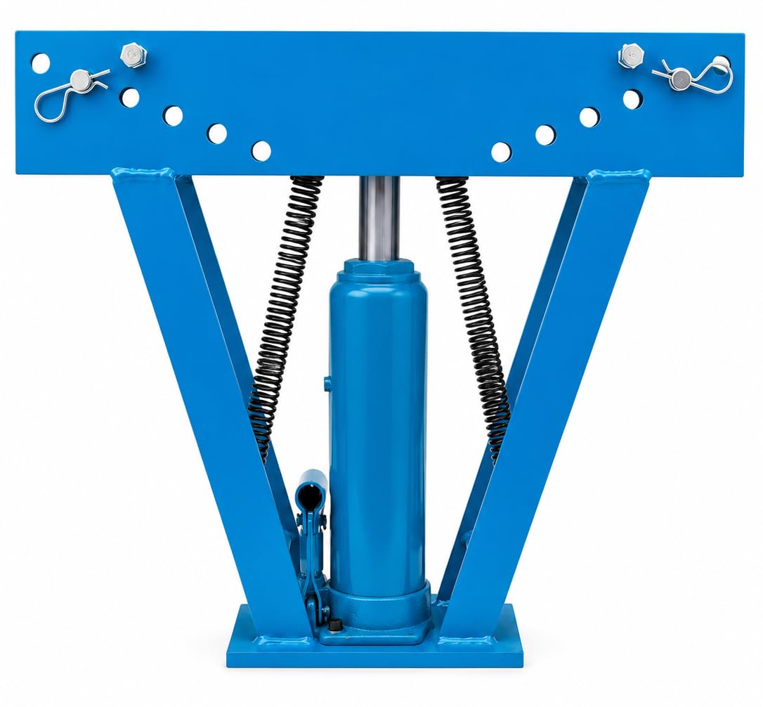 KATSU Cintreuse hydraulique presse à cintrer 12 Ton avec 6 Matrices 1/2" - 2", Outil de Cintrage Tubes Tuyaux Plomberie Chauffage Automobile