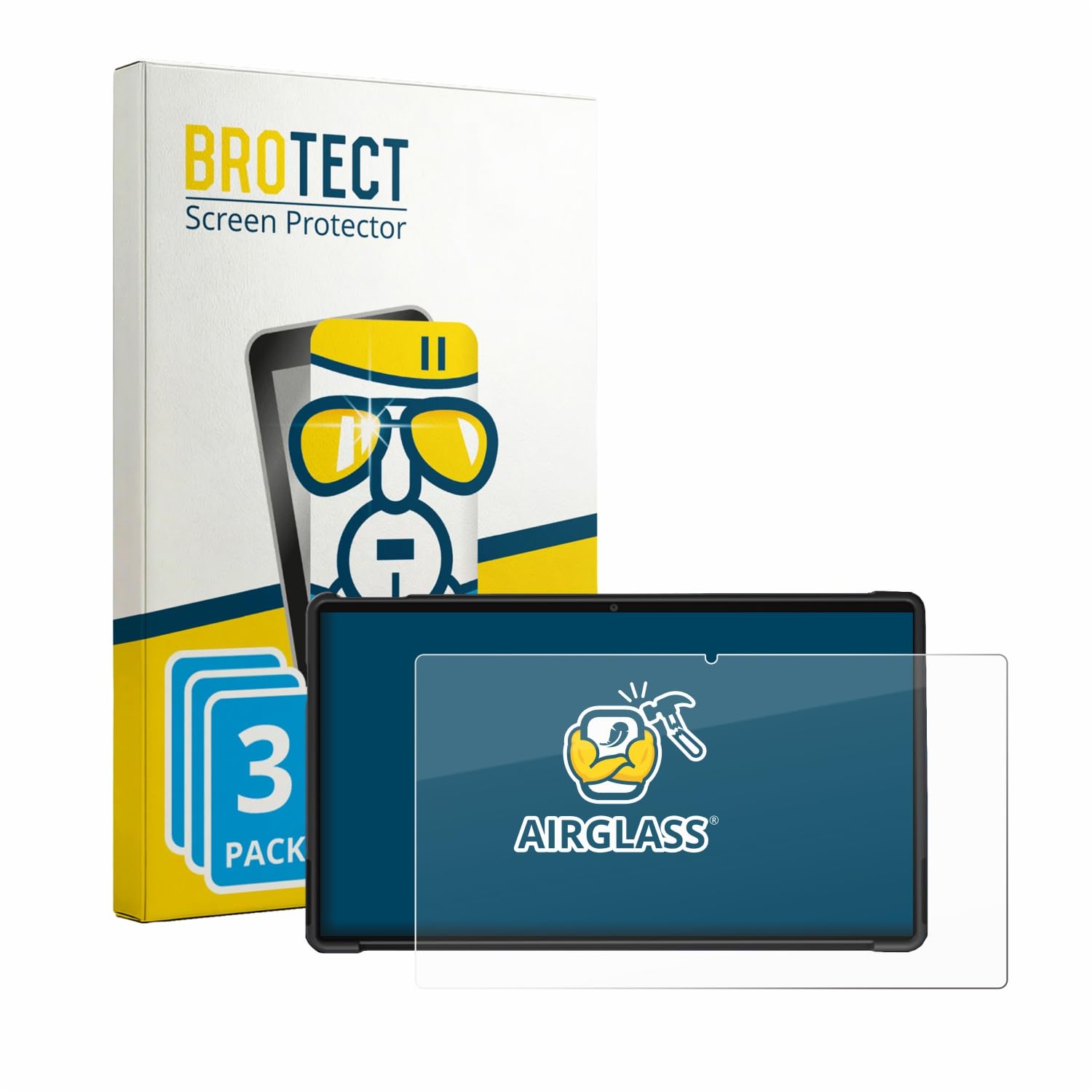 BROTECT Protector Pantalla Cristal para Jumper 23 15.4" Protector Vidrio (3 Unidades) - [Dureza 9H, Anti-Arañazos]