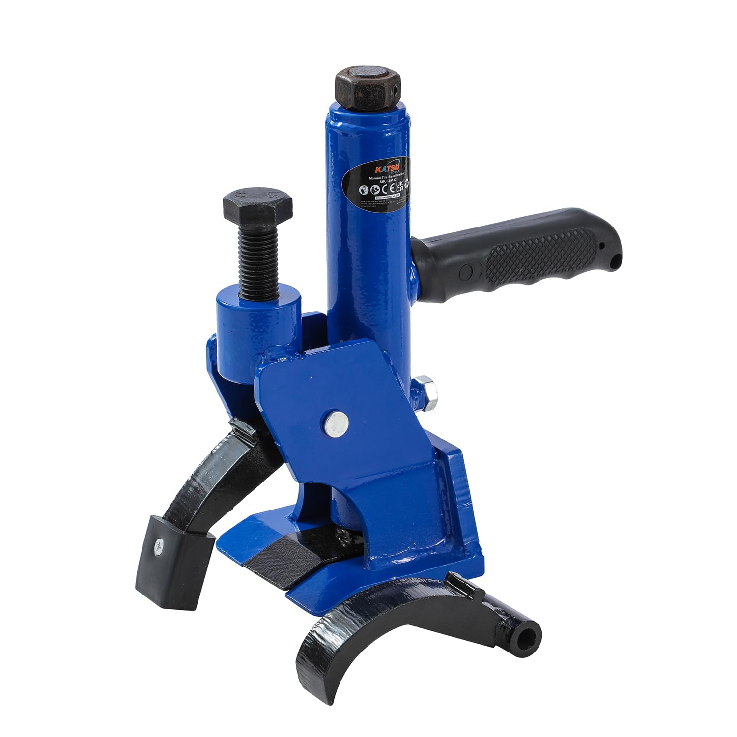 KATSU Tools Rompe talón Manual para neumáticos – con Mango y Almohadilla Goma, Garra Extra, Cambiador Universal Coche, Tractor, ATV, Remolque