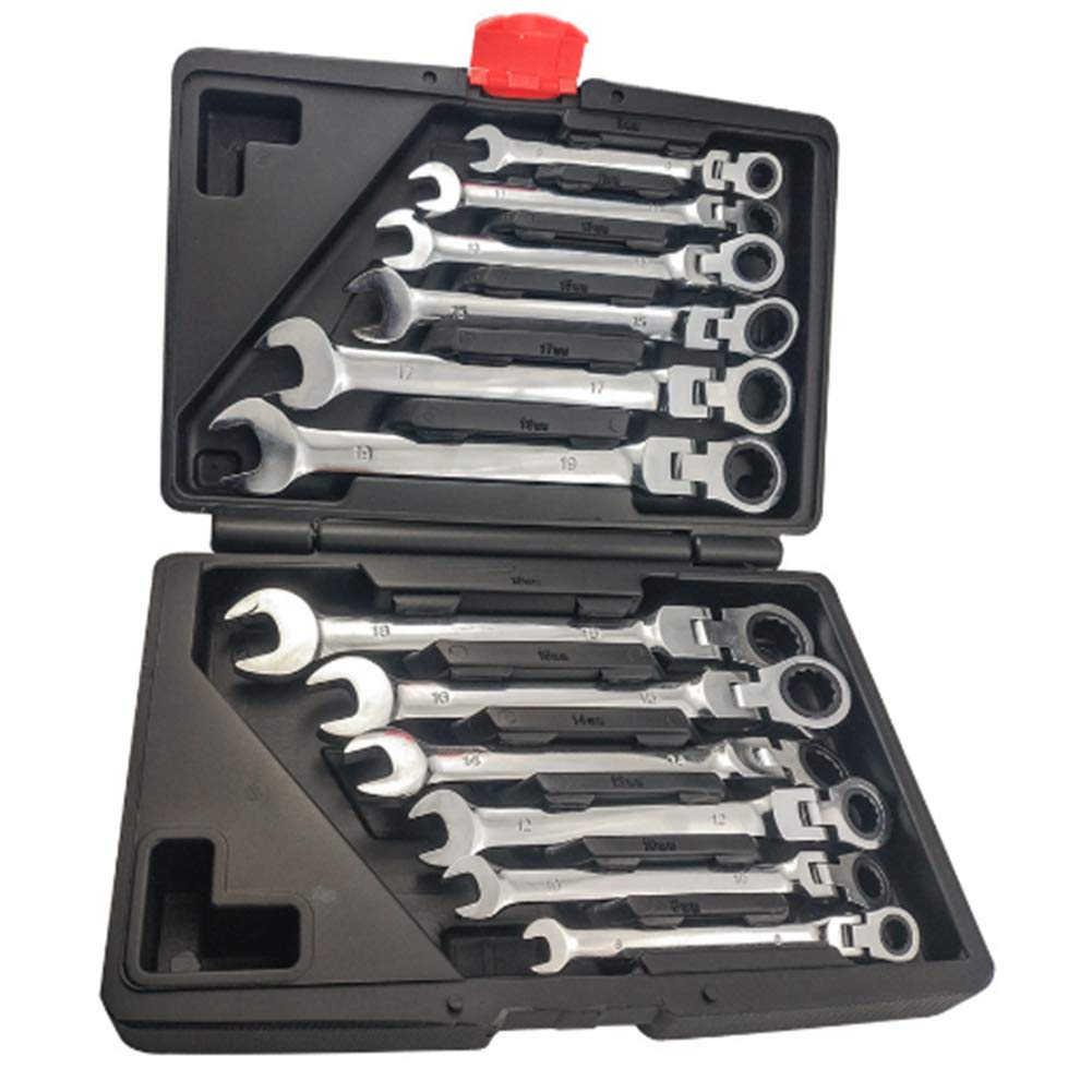 GearWrench Set Di Chiavi Combinate SAE/metriche A Cricchetto A 12 - Foto 8