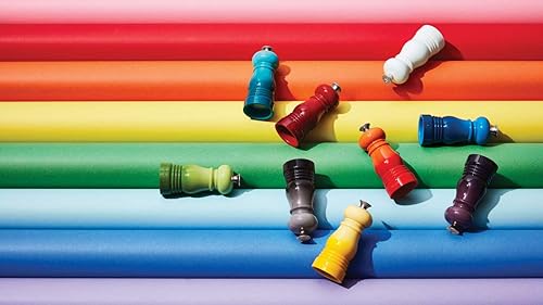 Miniatura 7 de Le Creuset Petite Salt and Pepper Mill Set, 5" x 2" each, Cerise