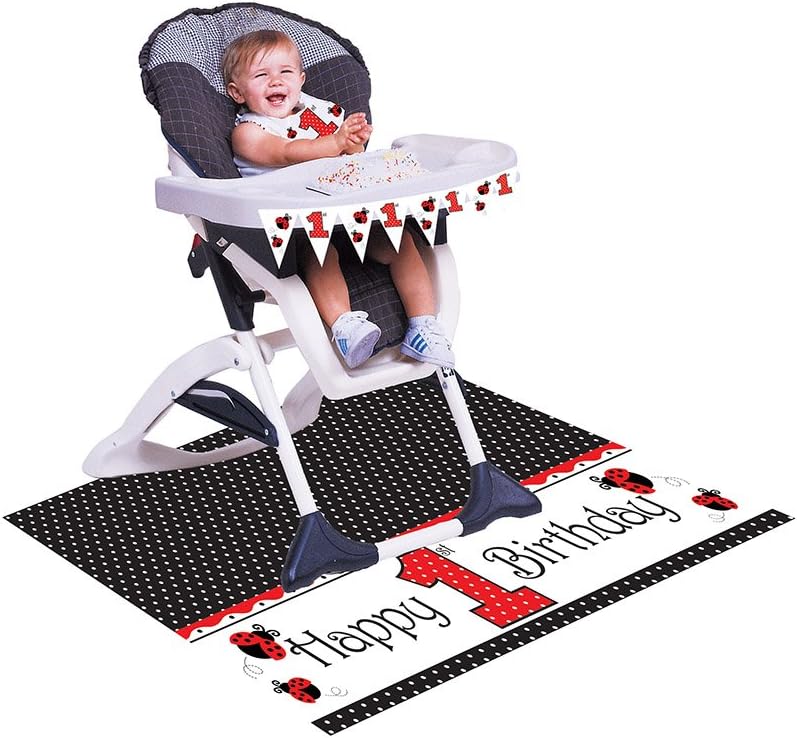 Creative Converting Chair Decorating Kit, One Size, Ladybug Fancy