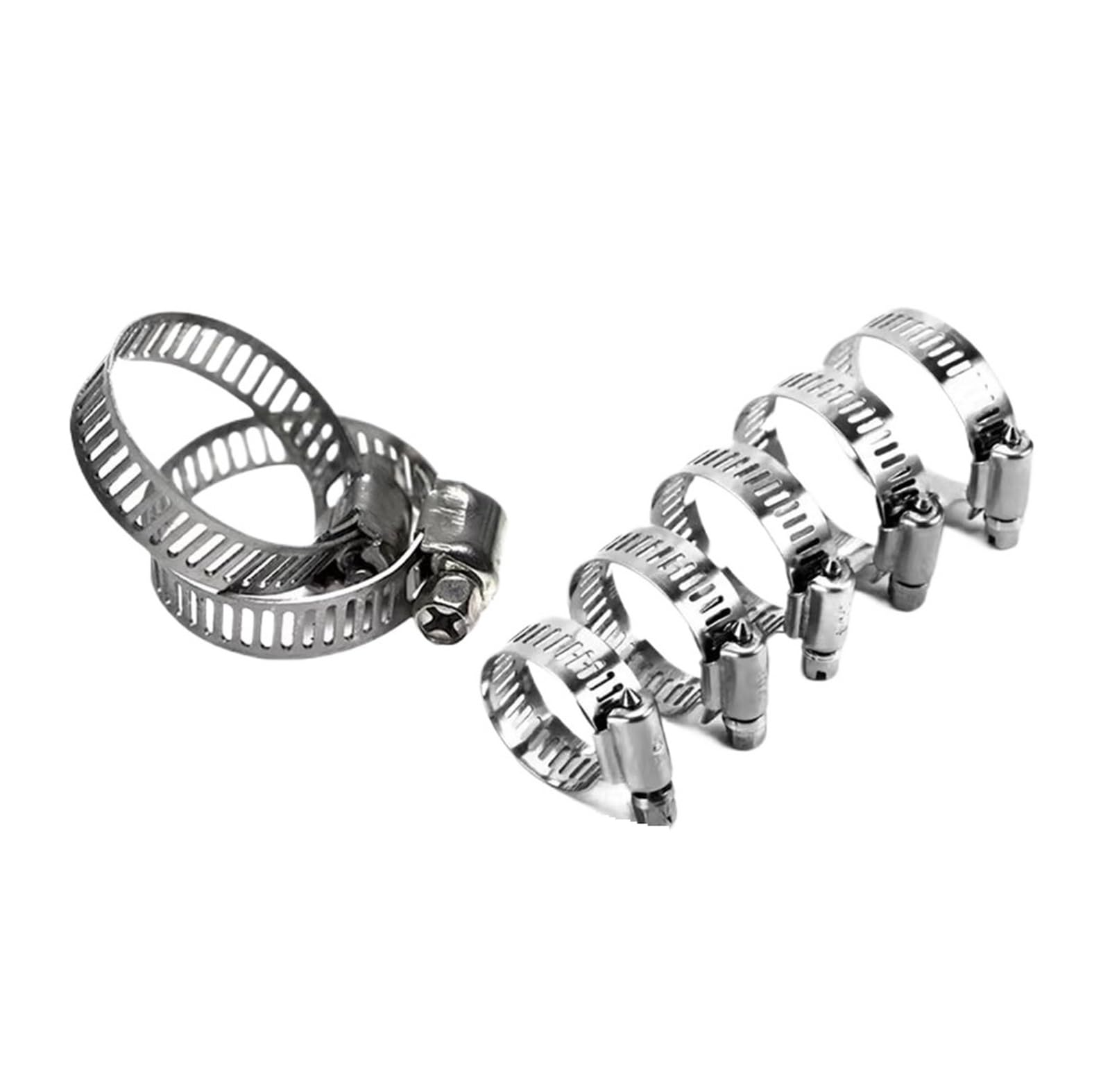 Nodrest 80Pcs 55/80/120Pcs Hose Clamps Worm Gear Of For Water Pipes Gas
