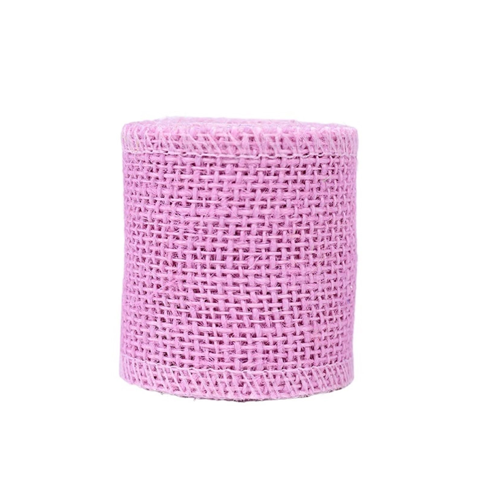 wstążka jutowa, Wstążka jutowa wielokolorowa 6cm x 2m(Lavender)
