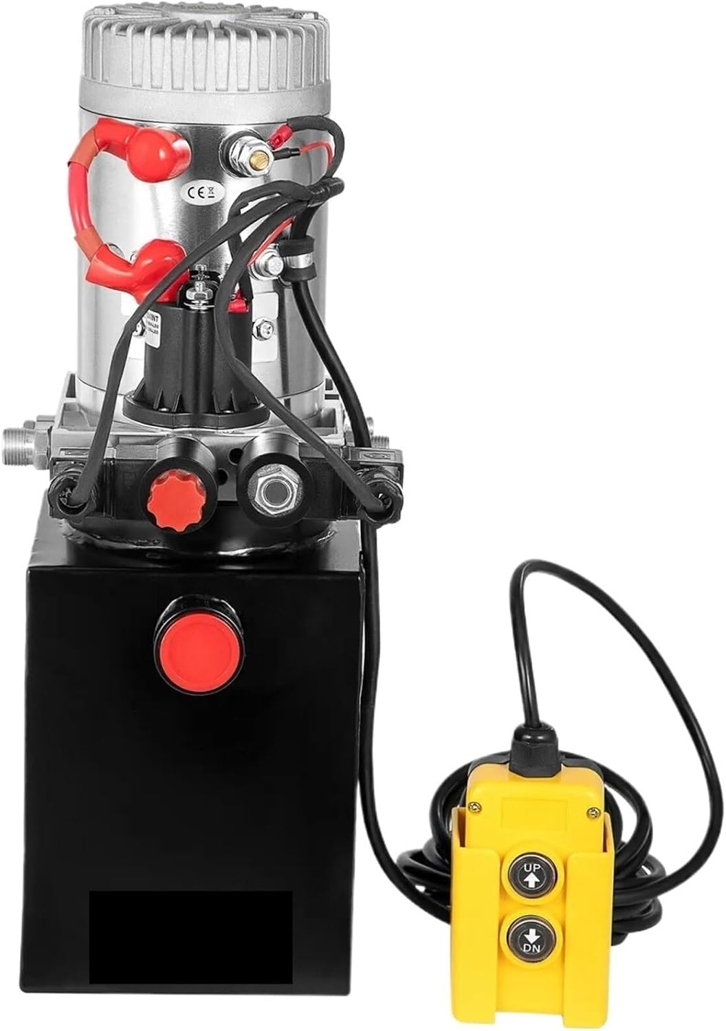 4L Hydraulic Pump Double-Acting Hydraulic Unit 12V DC,Double Acting Hydraulic Power Pack Tank Hand Pump