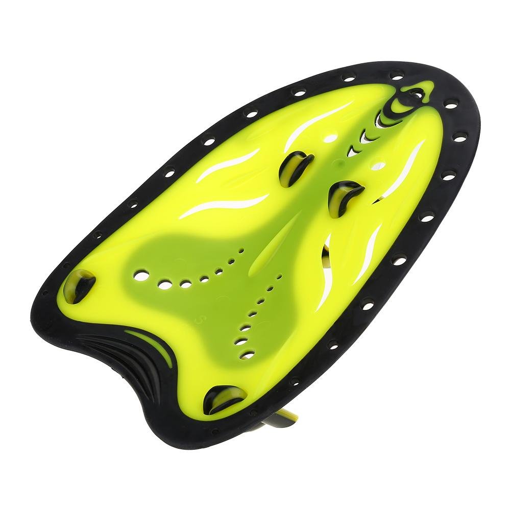 Keenso Palas para Nadar, Palas de Entrenamiento de Natación (M-Amarillo) Buceo