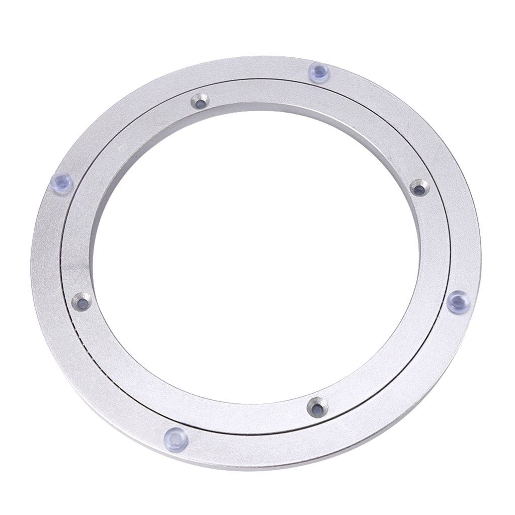 THE STYLE SUTRA® Round Rotating Turntable Bearing 5/16 Thick Heavy Duty Swivel Plate 10 Inch | 1 Piece Table Bearing Swivel Plate