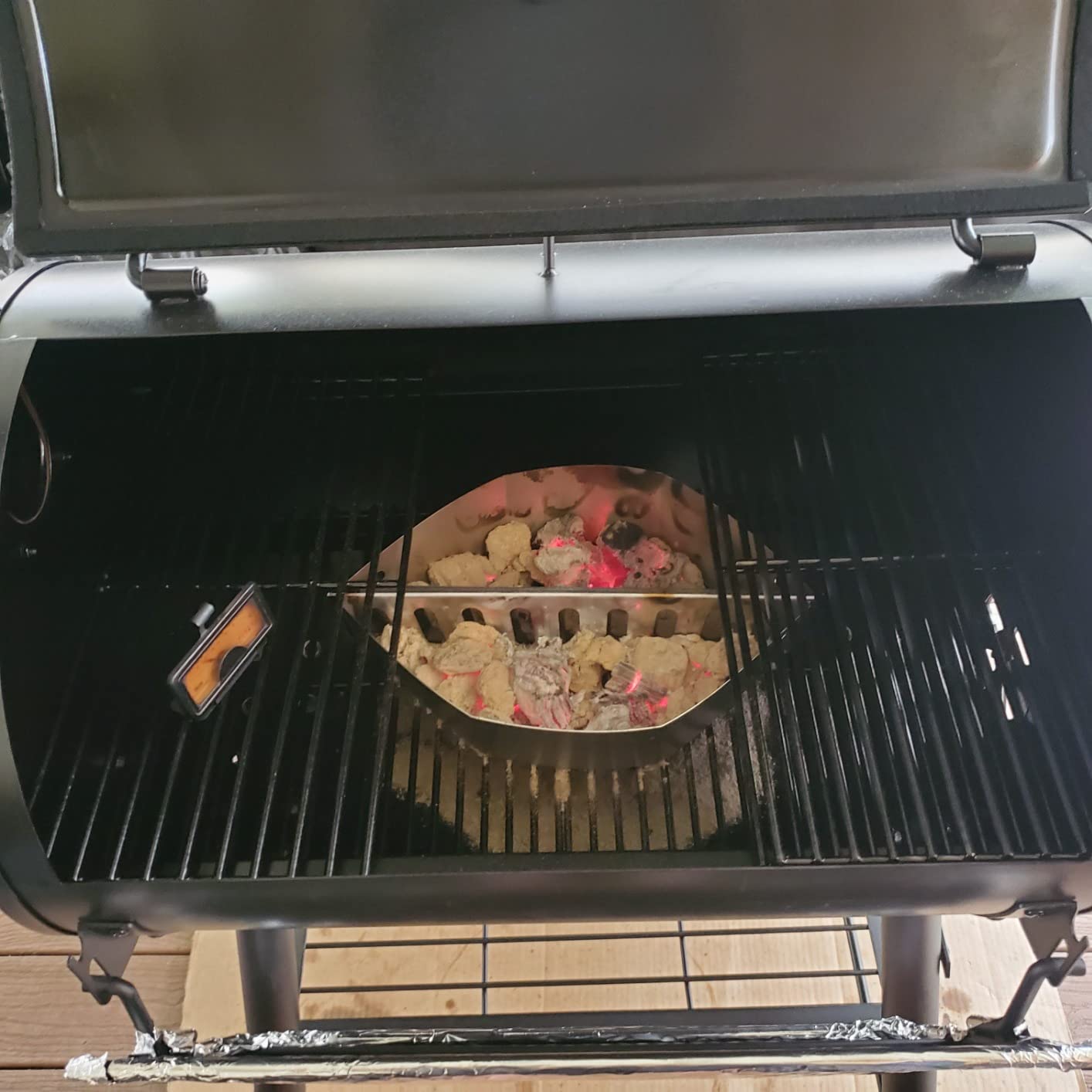 2er Pack Char-Basket Holzkohlekörbe für Weber 7403, Verzinkte Platte Kohlekorb Holzkohlegrills für One Touch, Master Touch und alle Anderen von 47, 57 und 67cm Kugelgrills