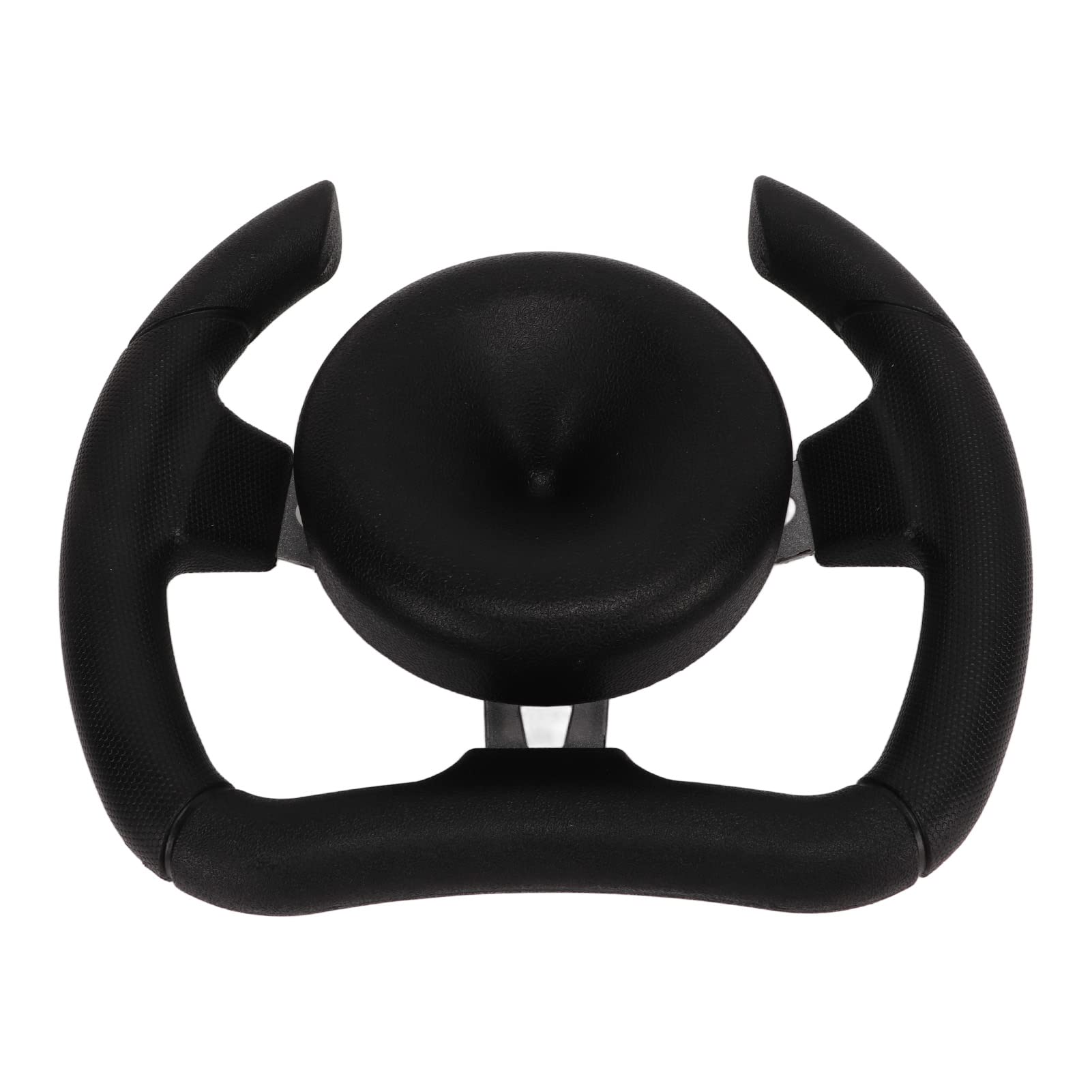 Kierownica Wyścigowa 277 Mm, Automatyczna Kierownica PU z Adapterem 135 Mm, Sportowa ze Stopu Aluminium, Idealna do Gokartów Sportowych, Czarna