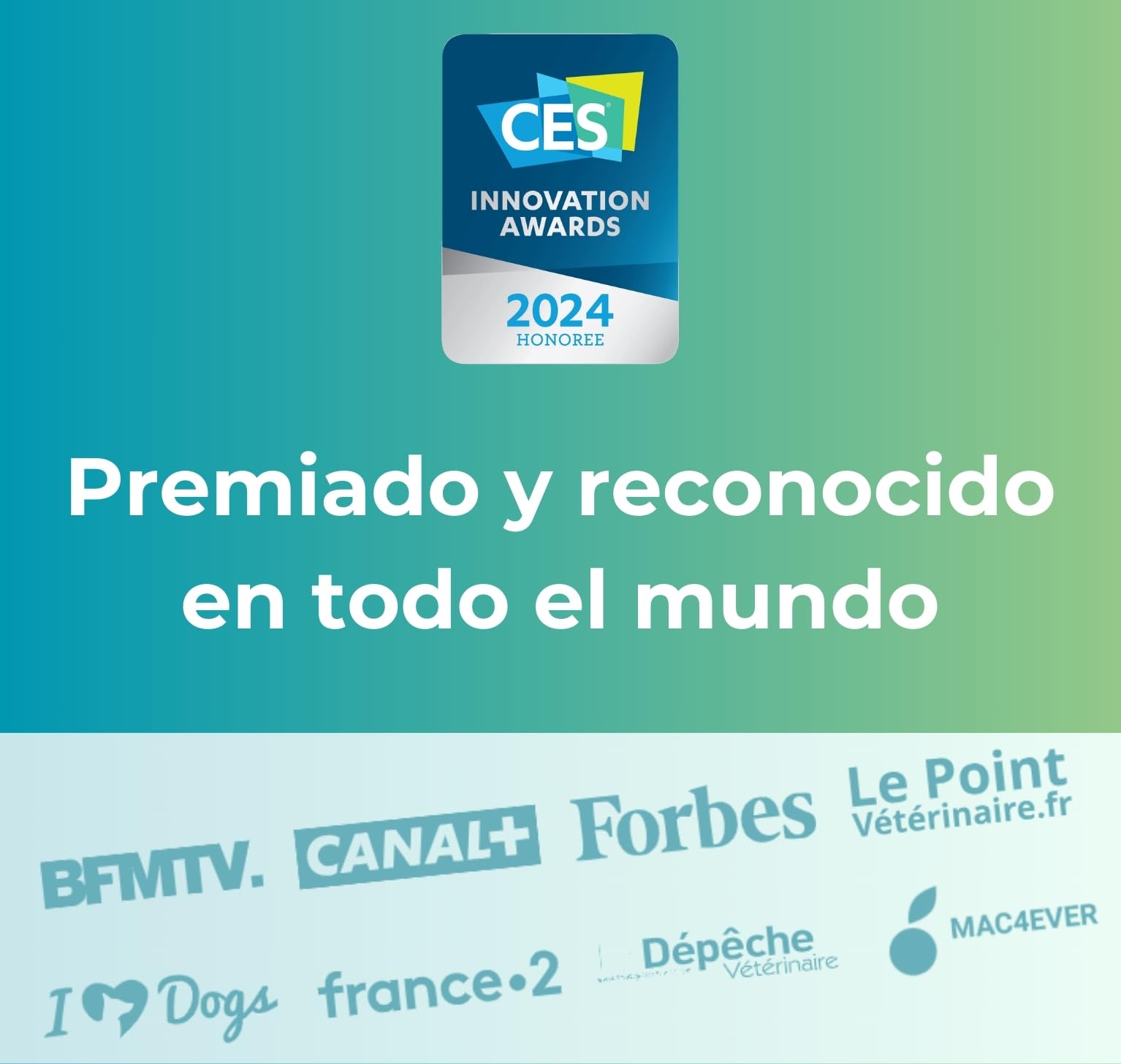 Invoxia Minitailz - Rastreador de Salud y GPS para Perros #1 - Escaneo cardíaco y respiratorio - Ubicación en Tiempo Real - Análisis de Actividad y Bienestar - Sin suscripción - Compacto y Ligero