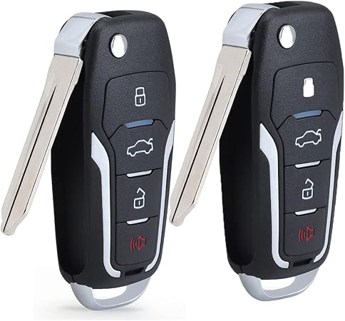 Amazon Beefunny ペア 交換用 アップグレード フリップ リモート カーキー フォブ 315mhz 4d63チップ フォード リンカーン マーキュリー Cwtwb1u331用 キーケース キーホルダー 車 バイク Amazon Beefunny ペア 交換用 アップグレード フリップ リモート カーキー フォブ 315mhz 4d63チップ フォード リンカーン マーキュリー Cwtwb1u331用 キーケース キーホルダー 車 バイク