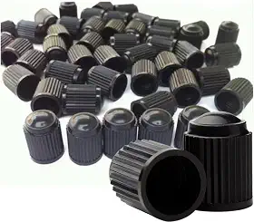 Kit 100 Tampinha Bico Pneu Carro Moto Bicicleta Bike Válvula