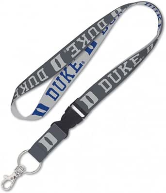 University Of Utah Utes Premium Lanyard Key Chain - Charcoal Edition