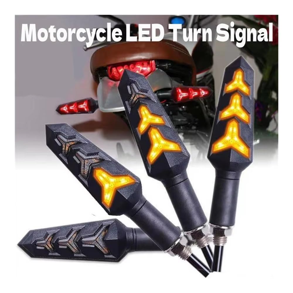 Indicatore Moto (4 X Amber Rosso) Indicatore di direzione Installazione