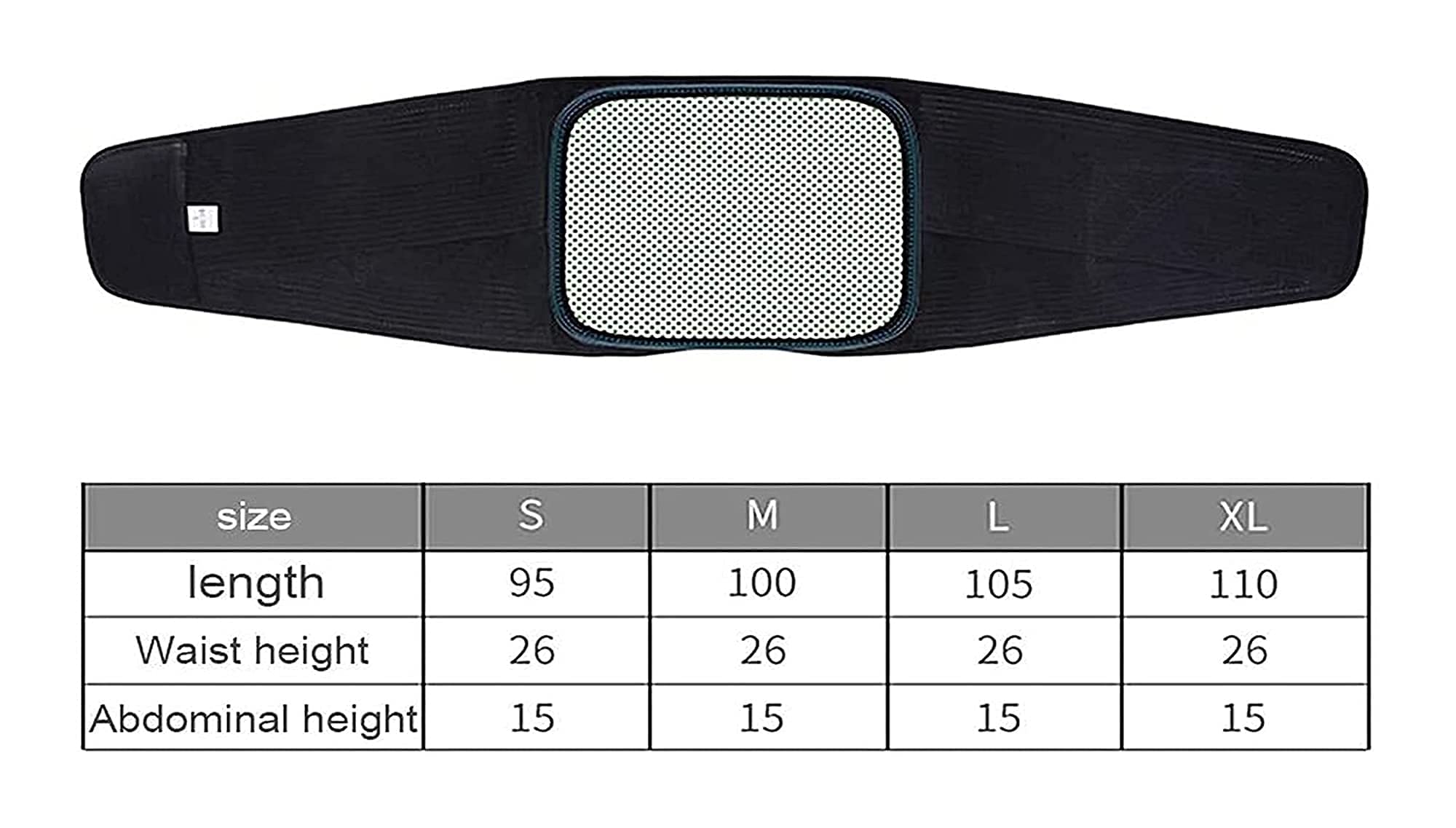 Cinturón de Soporte Lumbar para la Parte Inferior de la Espalda Transpirable para aliviar el Dolor, Correas de compresión Ajustables duales, Hernia de Disco ciática escoliosis (Tamaño : Small) (X