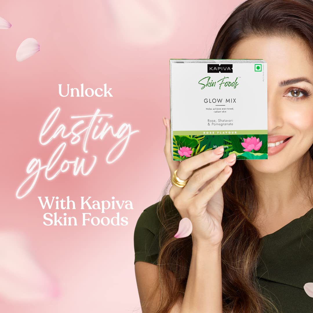 Buy Kapiva Skin Foods Glow Mix Ayurvedic Skin Supplement, Collagen