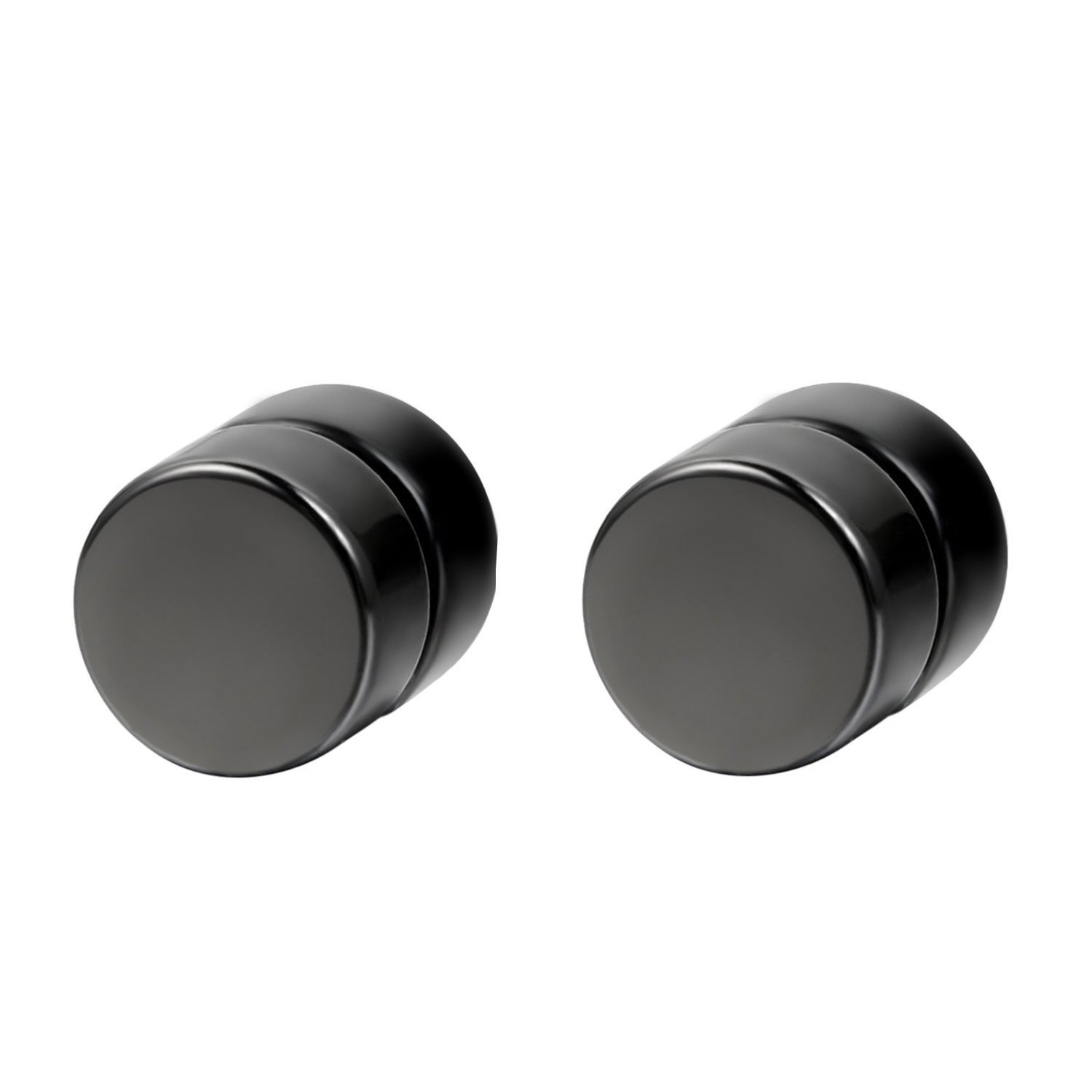 ★在庫処分 Flongo メンズ/レディース 穴開け不要 8MM 4色 4ペア Amazon | Flongo ノンホールピアス フェイクピアス 8MM マグネット 穴