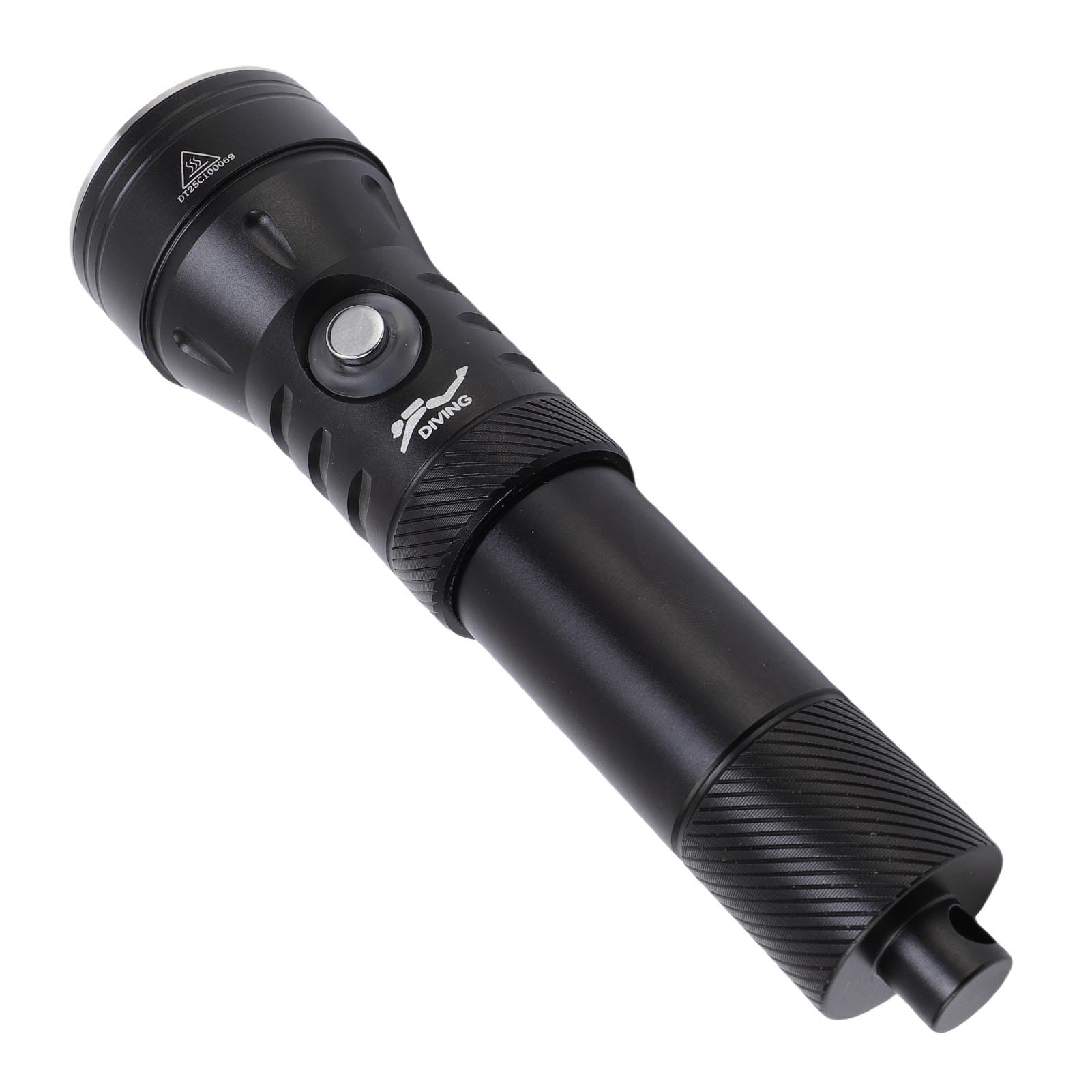 Jiawu Torcia Subacquea 2000Lm 5 modalità IPX8 Torcia Subacquea in Lega di Alluminio Antipioggia per Avventure Subacquee