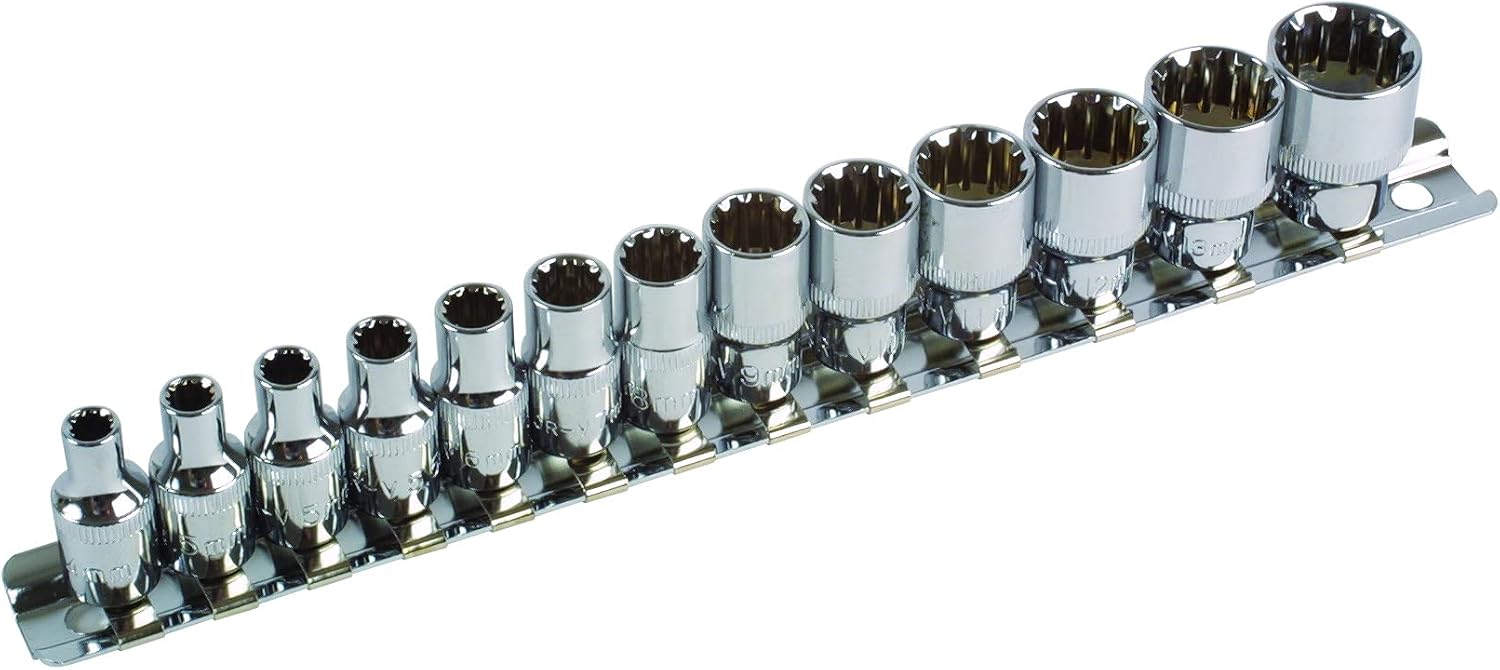Laser 3592 Alldrive Socket Set 1/4" d 13pc