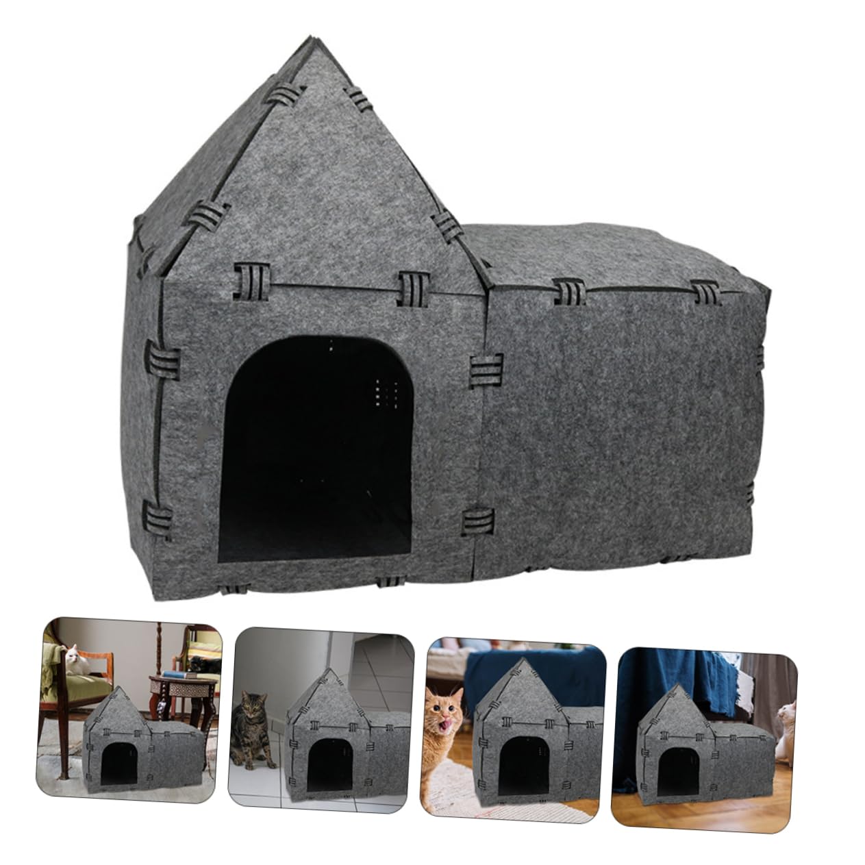 Ipetboom Juguete para Mascotas Túnel para Gatos Casa Nido Colores para Mantener Mascota