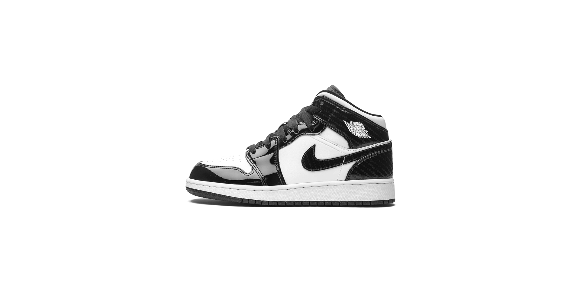 Amazon.com | Nike Men's Air Jordan 1 Mid SE GS Shoes, Black